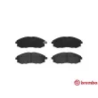 Jeu de 4 plaquettes de frein avant BREMBO P 30 010 - Visuel 1