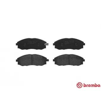 Jeu de 4 plaquettes de frein avant BREMBO P 30 010