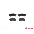 Jeu de 4 plaquettes de frein avant BREMBO P 30 011 - Visuel 1