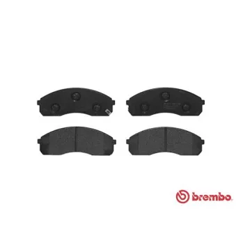 Jeu de 4 plaquettes de frein avant BREMBO P 30 012