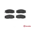 Jeu de 4 plaquettes de frein avant BREMBO P 30 013 - Visuel 1