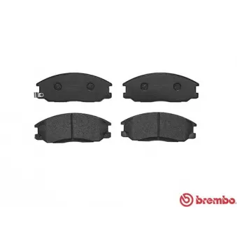 Jeu de 4 plaquettes de frein avant BREMBO P 30 013