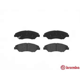 Jeu de 4 plaquettes de frein avant BREMBO P 30 015