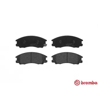Jeu de 4 plaquettes de frein avant BREMBO P 30 017