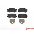 Jeu de 4 plaquettes de frein avant BREMBO P 30 018 - Visuel 1