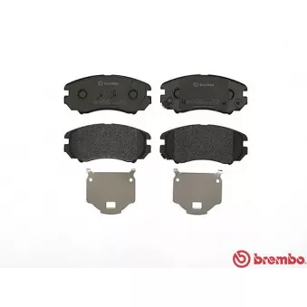 Jeu de 4 plaquettes de frein avant BREMBO P 30 018