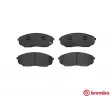 Jeu de 4 plaquettes de frein avant BREMBO P 30 019 - Visuel 1
