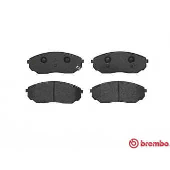 Jeu de 4 plaquettes de frein avant BREMBO