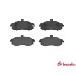 Jeu de 4 plaquettes de frein avant BREMBO P 30 020 - Visuel 1