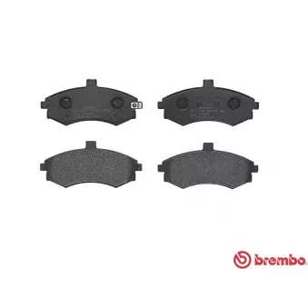 Jeu de 4 plaquettes de frein avant BREMBO