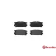 Jeu de 4 plaquettes de frein arrière BREMBO P 30 021 - Visuel 1