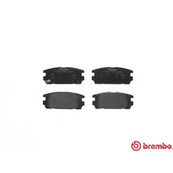 Jeu de 4 plaquettes de frein arrière BREMBO P 30 021