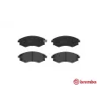 Jeu de 4 plaquettes de frein avant BREMBO P 30 022 - Visuel 1