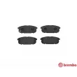 Jeu de 4 plaquettes de frein arrière BREMBO P 30 023 - Visuel 1