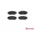 Jeu de 4 plaquettes de frein avant BREMBO P 30 024 - Visuel 1