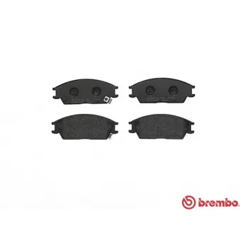Jeu de 4 plaquettes de frein avant BREMBO P 30 024
