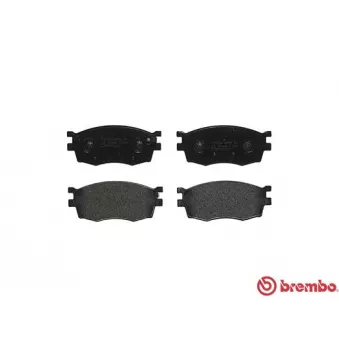 Jeu de 4 plaquettes de frein avant BREMBO P 30 026