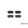 Jeu de 4 plaquettes de frein avant BREMBO P 30 027 - Visuel 1