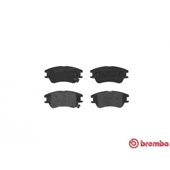 Jeu de 4 plaquettes de frein avant BREMBO P 30 027