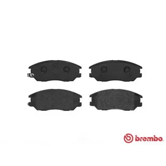 Jeu de 4 plaquettes de frein avant BREMBO