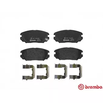Jeu de 4 plaquettes de frein avant BREMBO P 30 031
