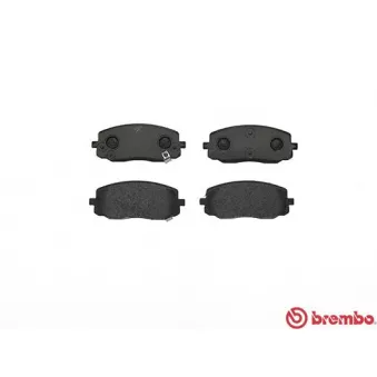 Jeu de 4 plaquettes de frein avant BREMBO P 30 032