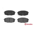 Jeu de 4 plaquettes de frein avant BREMBO P 30 034 - Visuel 1