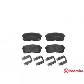 Jeu de 4 plaquettes de frein arrière BREMBO P 30 035