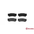Jeu de 4 plaquettes de frein arrière BREMBO P 30 037 - Visuel 1