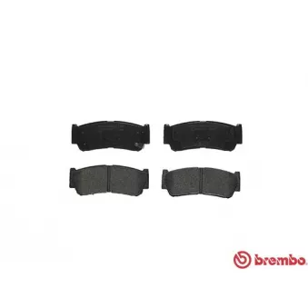 Jeu de 4 plaquettes de frein arrière BREMBO P 30 037