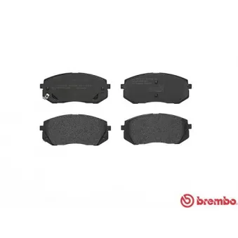 Jeu de 4 plaquettes de frein avant BREMBO P 30 039
