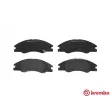 Jeu de 4 plaquettes de frein avant BREMBO P 30 042 - Visuel 1