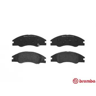 Jeu de 4 plaquettes de frein avant BREMBO