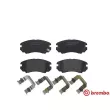 Jeu de 4 plaquettes de frein avant BREMBO P 30 043 - Visuel 1