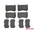 Jeu de 4 plaquettes de frein avant BREMBO P 30 052 - Visuel 1