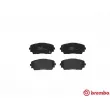 Jeu de 4 plaquettes de frein avant BREMBO P 30 053 - Visuel 1