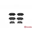 Jeu de 4 plaquettes de frein arrière BREMBO P 30 054 - Visuel 1