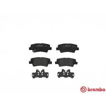 Jeu de 4 plaquettes de frein arrière BREMBO P 30 054