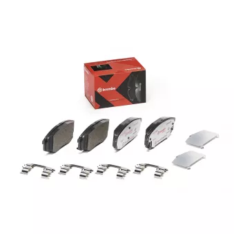 Jeu de 4 plaquettes de frein avant BREMBO P 30 055X