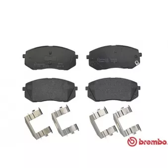 Jeu de 4 plaquettes de frein avant BREMBO P 30 056