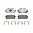 Jeu de 4 plaquettes de frein avant BREMBO P 30 056X - Visuel 1