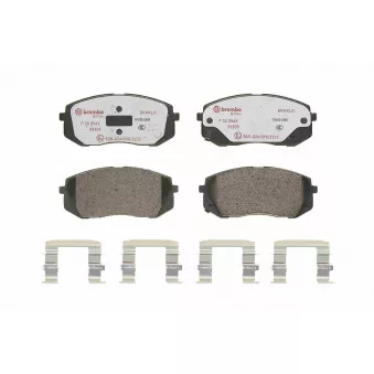 Jeu de 4 plaquettes de frein avant BREMBO P 30 056X