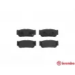 Jeu de 4 plaquettes de frein arrière BREMBO P 30 057 - Visuel 1