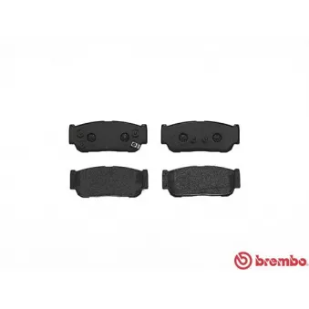 Jeu de 4 plaquettes de frein arrière BREMBO P 30 057