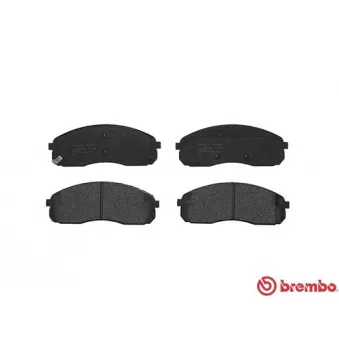 Jeu de 4 plaquettes de frein avant BREMBO P 30 058