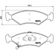 Jeu de 4 plaquettes de frein avant BREMBO P 30 062 - Visuel 2