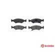 Jeu de 4 plaquettes de frein avant BREMBO P 30 062 - Visuel 1