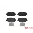 Jeu de 4 plaquettes de frein avant BREMBO P 30 065 - Visuel 1
