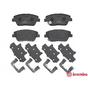 Jeu de 4 plaquettes de frein avant BREMBO P 30 066