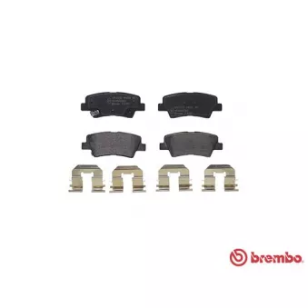 Jeu de 4 plaquettes de frein arrière BREMBO P 30 067